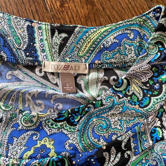 NWT Mossimo XL Leggings Capri Black Roz Ali L Blouse Outfit Lot Set - Picture 8 of 9